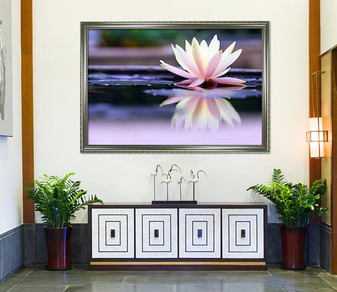 3D Lotus Beautiful 173 Fake Framed Print Painting Wallpaper AJ Creativity Home 