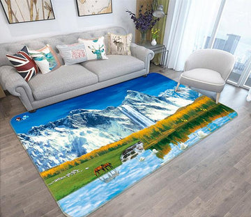 3D Mountain Horse 422 Non Slip Rug Mat Mat AJ Creativity Home 