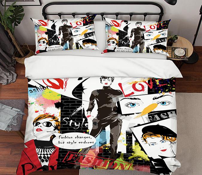 3D Cool Girl 034 Bed Pillowcases Quilt Wallpaper AJ Wallpaper 