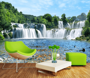 3D Waterfall River 473 Wallpaper AJ Wallpaper 