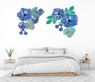 3D Blueberry Blueberry 097 Wall Stickers Wallpaper AJ Wallpaper 