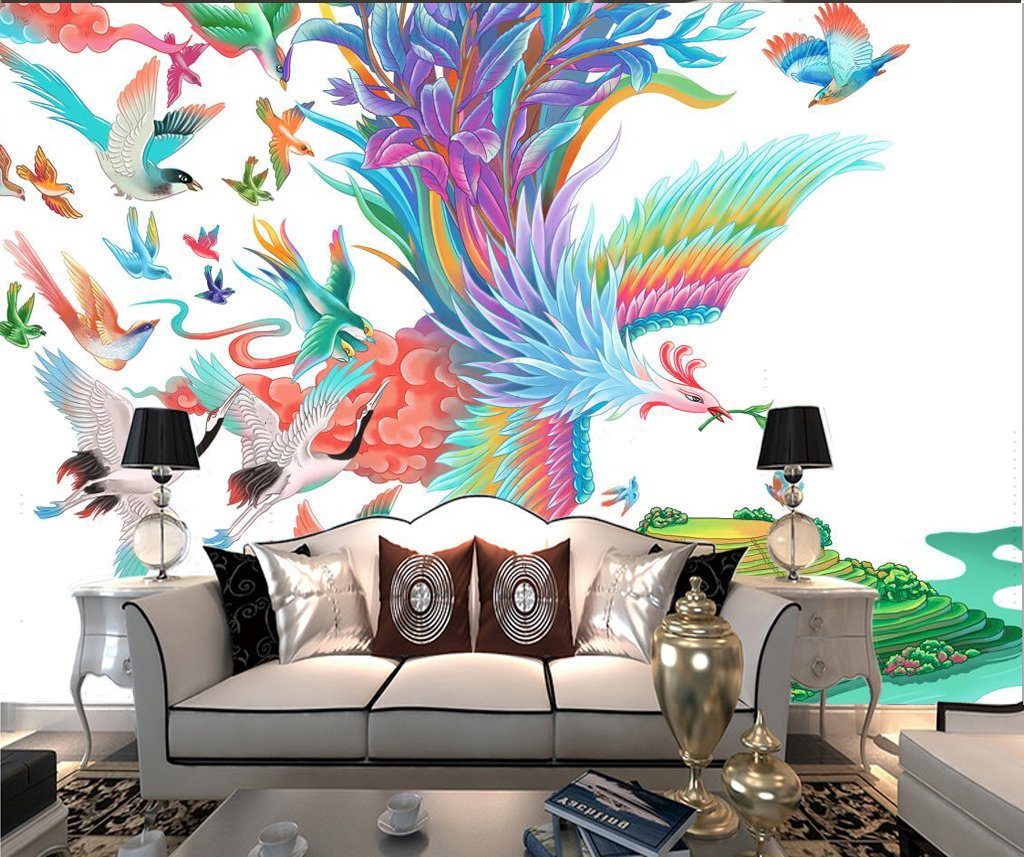 3D Bird 176 Wall Murals Wallpaper AJ Wallpaper 2 