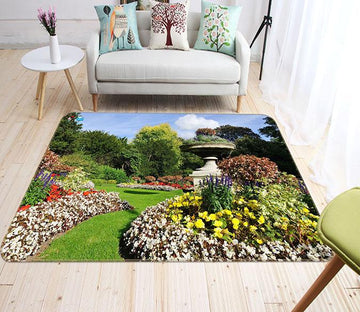 3D Garden Fountain 372 Non Slip Rug Mat Mat AJ Creativity Home 