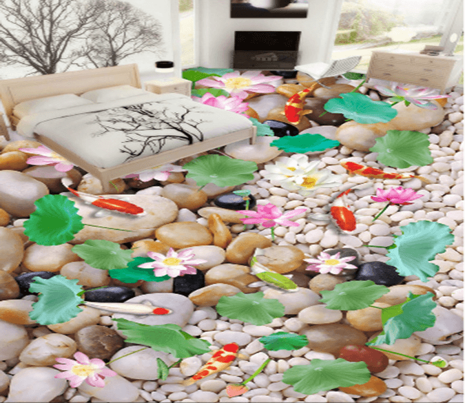 3D Transparent River 377 Floor Mural Wallpaper AJ Wallpaper 2 