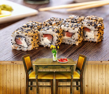 3D Sushi Sesame 094 Wallpaper AJ Wallpaper 