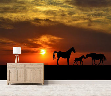 3D Dusk Horse 031 Wallpaper AJ Wallpaper 