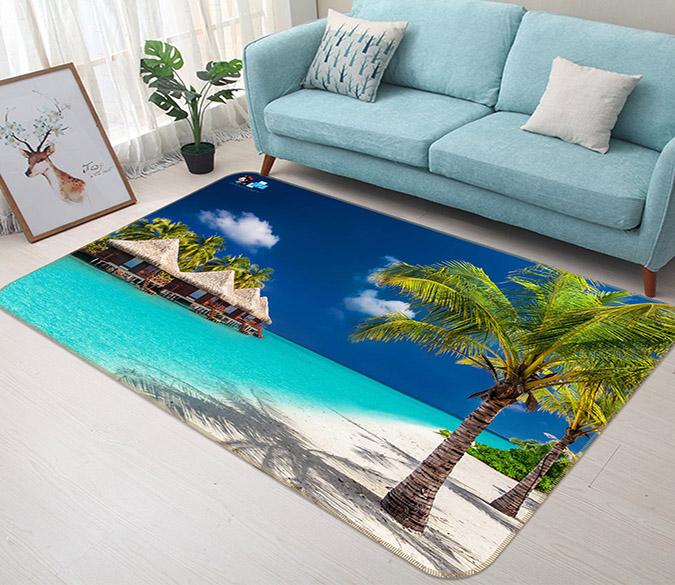 3D House Wave 526 Non Slip Rug Mat Mat AJ Creativity Home 