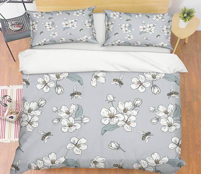 3D Flower Dance 080 Bed Pillowcases Quilt Wallpaper AJ Wallpaper 