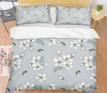 3D Flower Dance 080 Bed Pillowcases Quilt Wallpaper AJ Wallpaper 