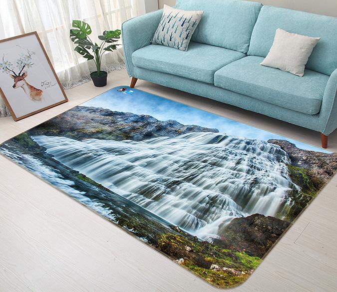 3D River Cliff 465 Non Slip Rug Mat Mat AJ Creativity Home 