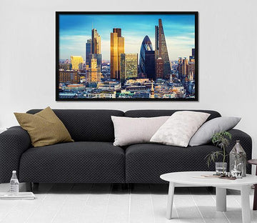 3D Luxury Building 198 Fake Framed Print Painting Wallpaper AJ Creativity Home 