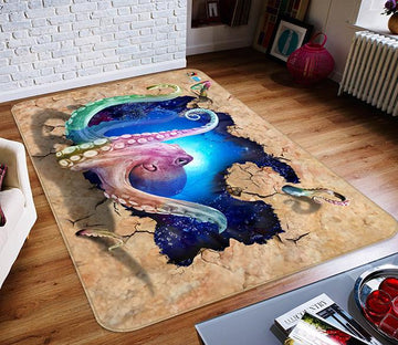 3D Octopus Wall 385 Non Slip Rug Mat Mat AJ Creativity Home 