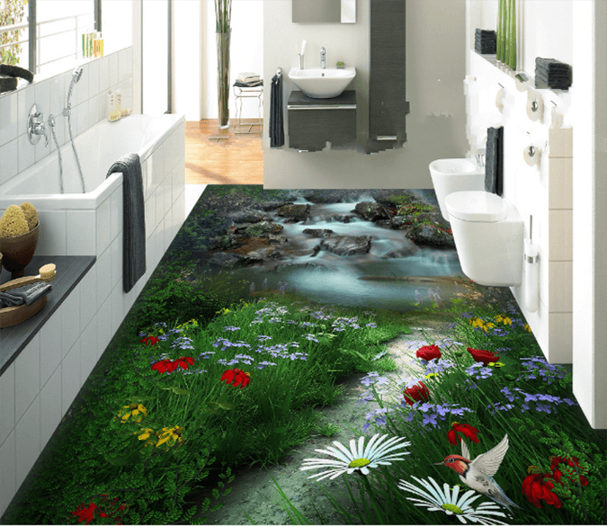 3D Nature 140 Floor Mural Wallpaper AJ Wallpaper 2 