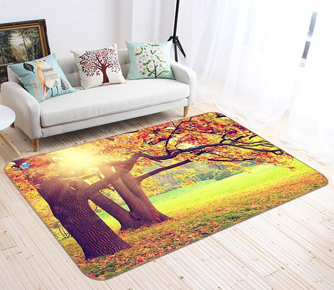 3D Sunlight Trunk 481 Non Slip Rug Mat Mat AJ Creativity Home 