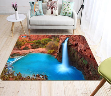 3D Waterfall River 427 Non Slip Rug Mat Mat AJ Creativity Home 