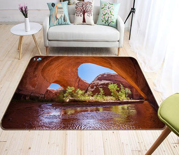 3D Cave River 409 Non Slip Rug Mat Mat AJ Creativity Home 