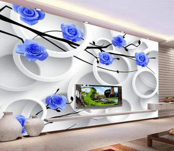 3D Rose Circle 276 Wallpaper AJ Wallpaper 