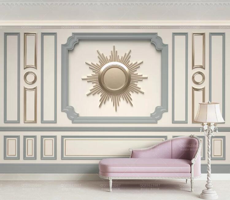 3D Abstract Sun WC219 Wall Murals