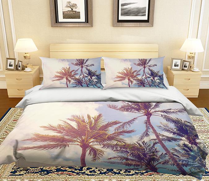 3D Coconut Sky 237 Bed Pillowcases Quilt Wallpaper AJ Wallpaper 