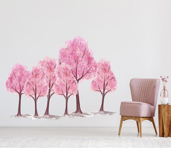 3D Peach Tree 187 Wall Stickers Wallpaper AJ Wallpaper 