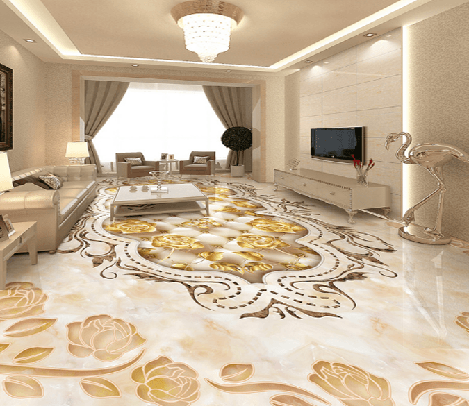 3D Gorgeous Flower 291 Floor Mural Wallpaper AJ Wallpaper 2 