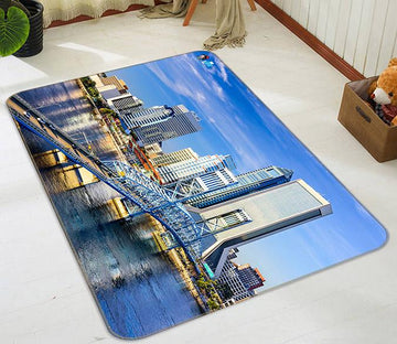 3D Bridge Building 369 Non Slip Rug Mat Mat AJ Creativity Home 