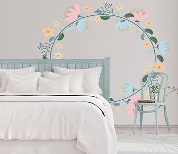 3D Circle Petunia 157 Wall Stickers Wallpaper AJ Wallpaper 