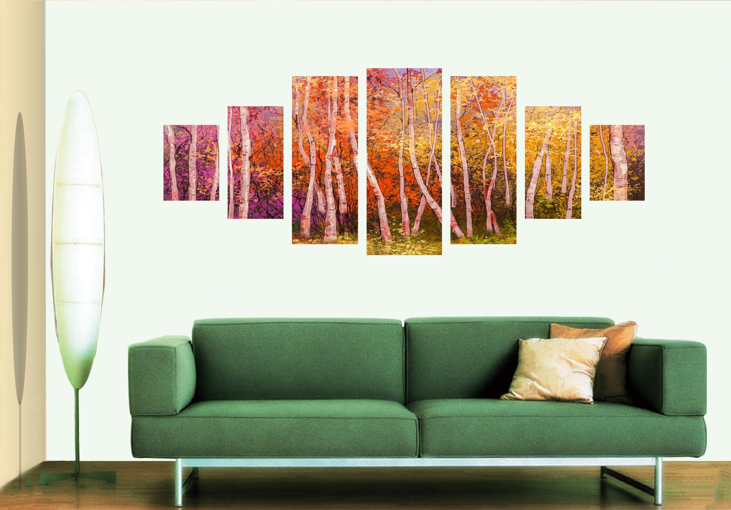 3D Autumn Maple Leaf 187 Unframed Print Wallpaper Wallpaper AJ Wallpaper 