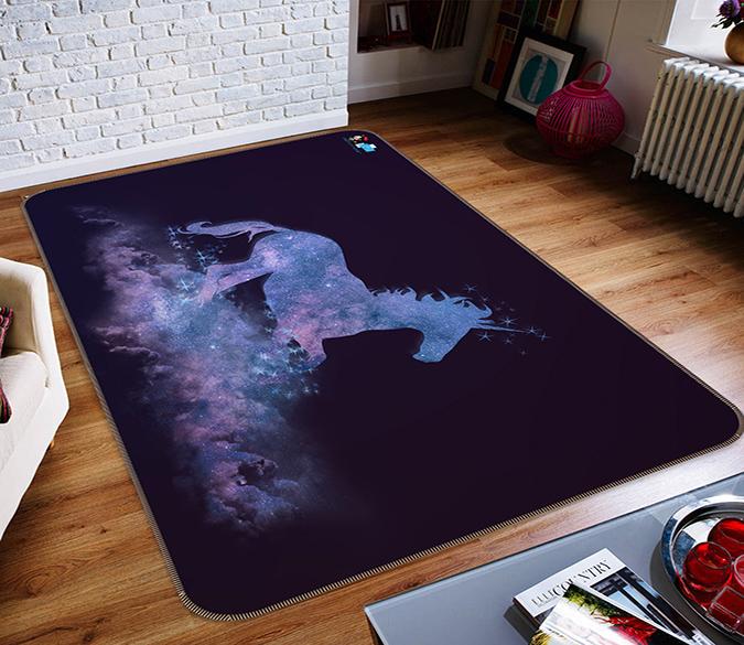 3D Shadow Unicorn 310 Non Slip Rug Mat Mat AJ Creativity Home 