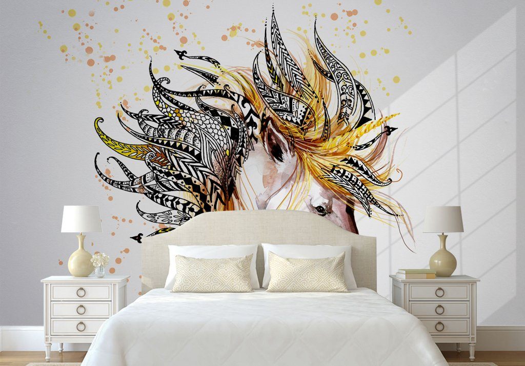 3D Abstract Horse 200 Wall Murals Wallpaper AJ Wallpaper 2 