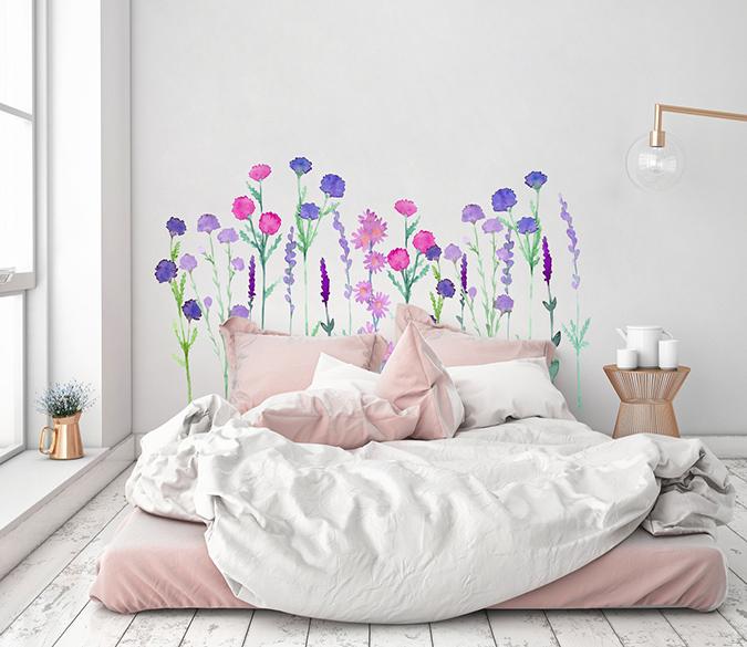 3D Rhizome Flower 095 Wall Stickers Wallpaper AJ Wallpaper 