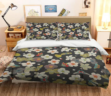 3D Flower Garden 082 Bed Pillowcases Quilt Wallpaper AJ Wallpaper 