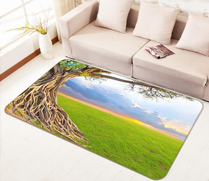 3D Lawn Tree 376 Non Slip Rug Mat Mat AJ Creativity Home 