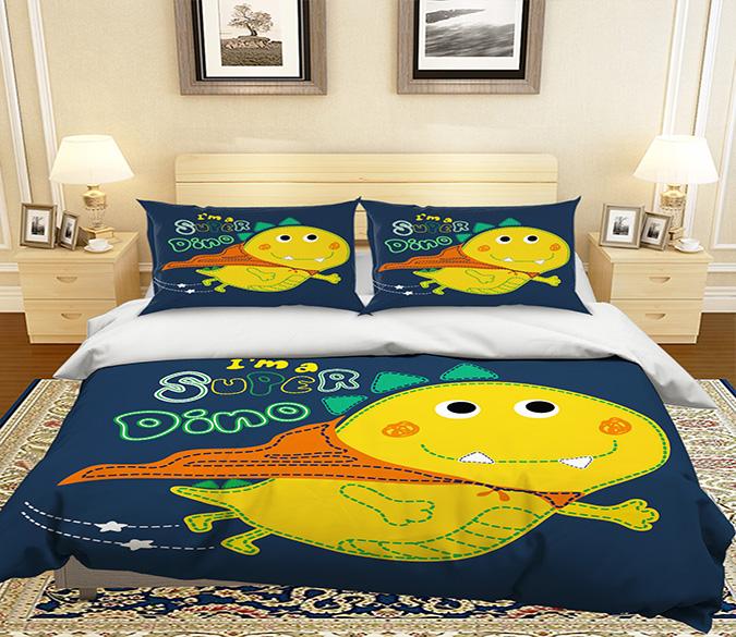 3D Cartoon Dinosa 118 Bed Pillowcases Quilt Wallpaper AJ Wallpaper 