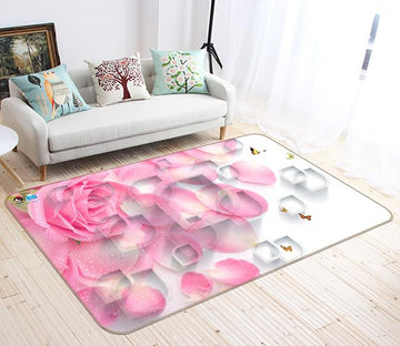 3D Rose Dew 343 Non Slip Rug Mat Mat AJ Creativity Home 