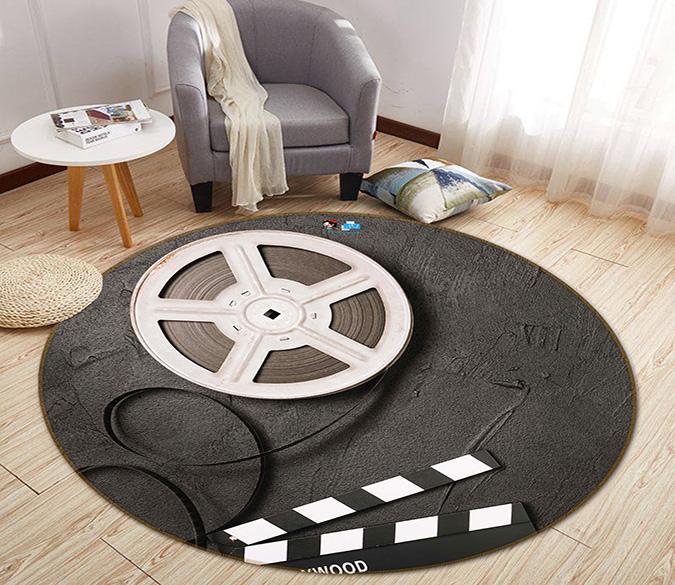 3D Rubber Ring 119 Round Non Slip Rug Mat Mat AJ Creativity Home 