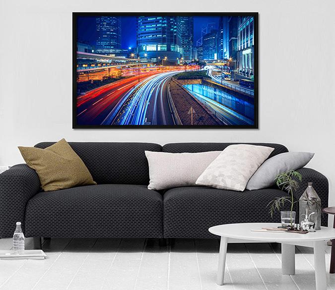 3D Highway Fast 156 Fake Framed Print Painting Wallpaper AJ Creativity Home 