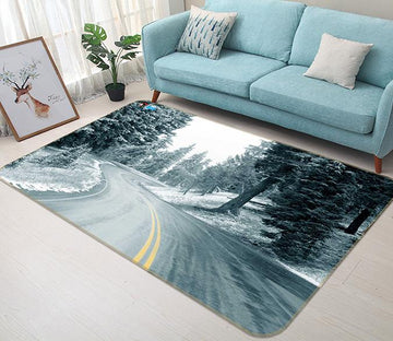 3D Highway Tree 352 Non Slip Rug Mat Mat AJ Creativity Home 