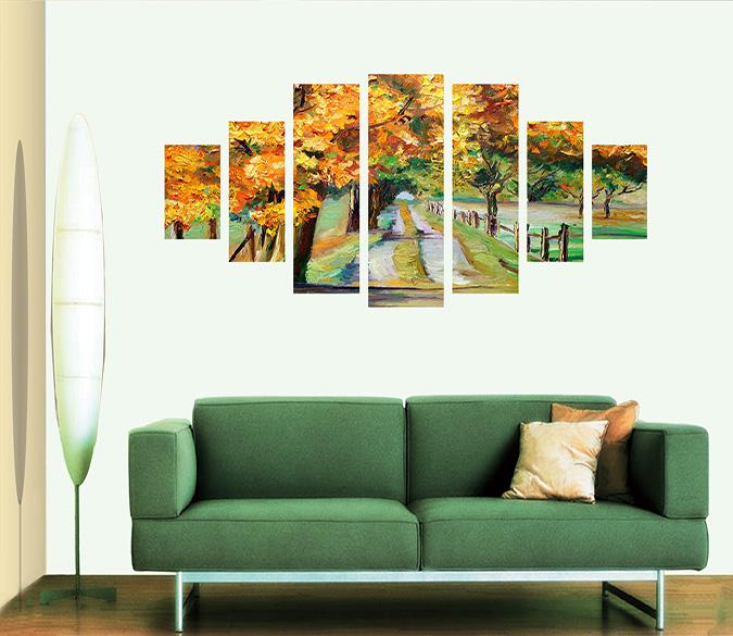 3D Oil Painting 017 Unframed Print Wallpaper Wallpaper AJ Wallpaper 