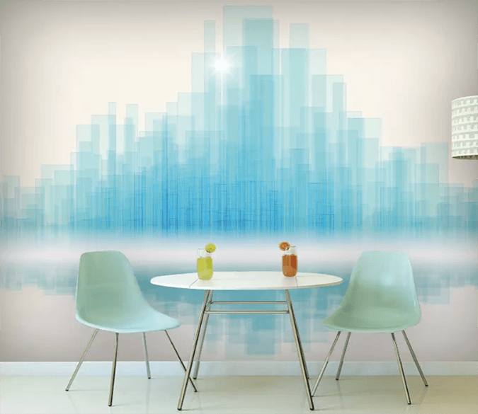 3D Vertical Painting Reflection 1042 Wallpaper AJ Wallpaper 2 