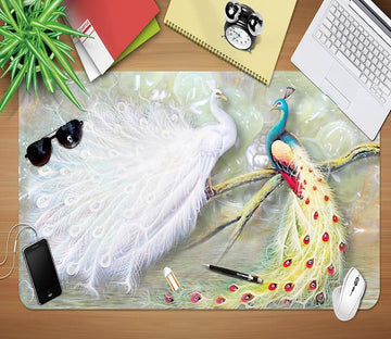 3D Highly Peacock 004 Desk Mat Mat AJ Creativity Home 