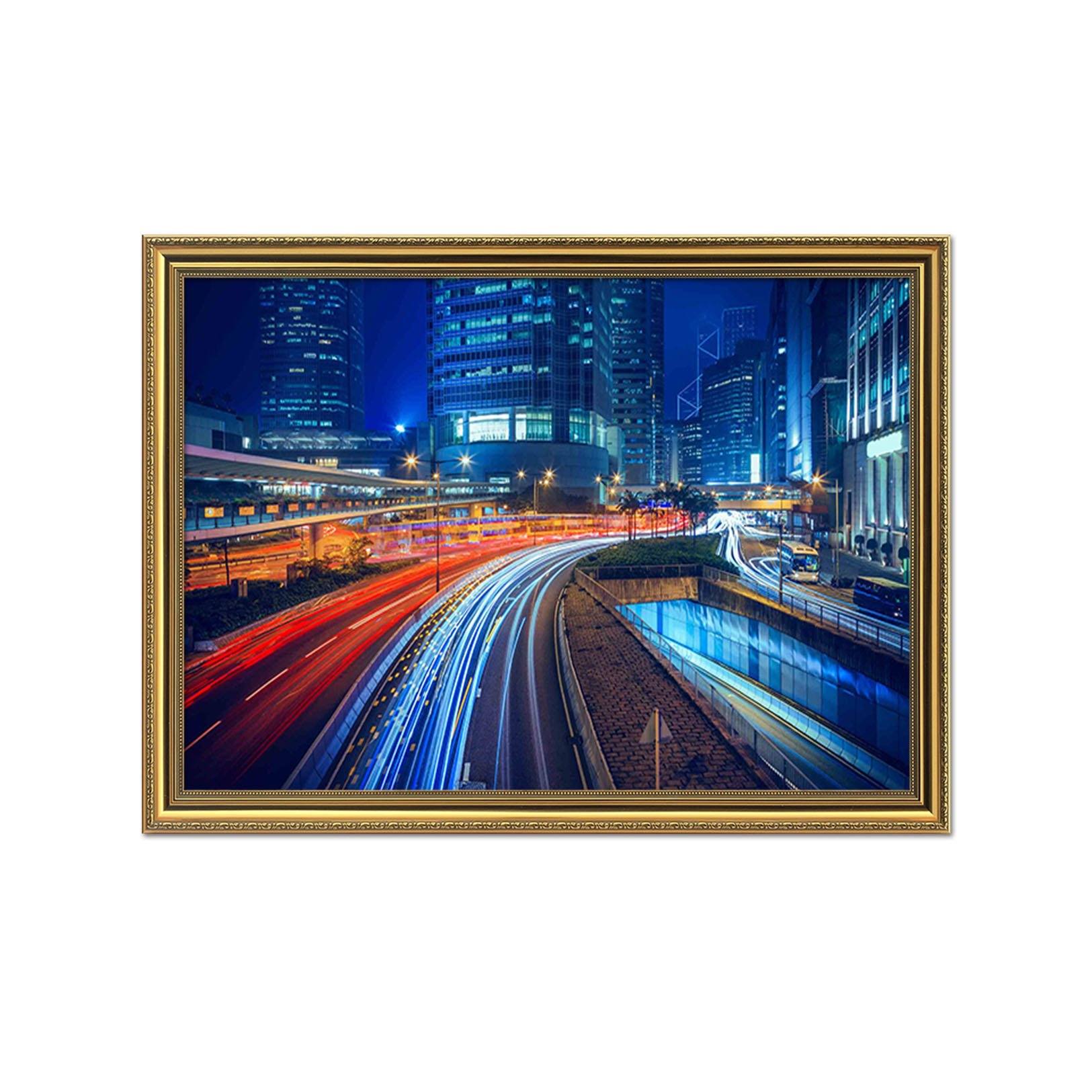 3D Highway Fast 156 Fake Framed Print Painting Wallpaper AJ Creativity Home 