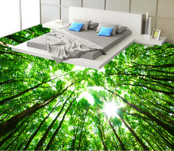 3D Big Tree 158 Floor Mural Wallpaper AJ Wallpaper 2 