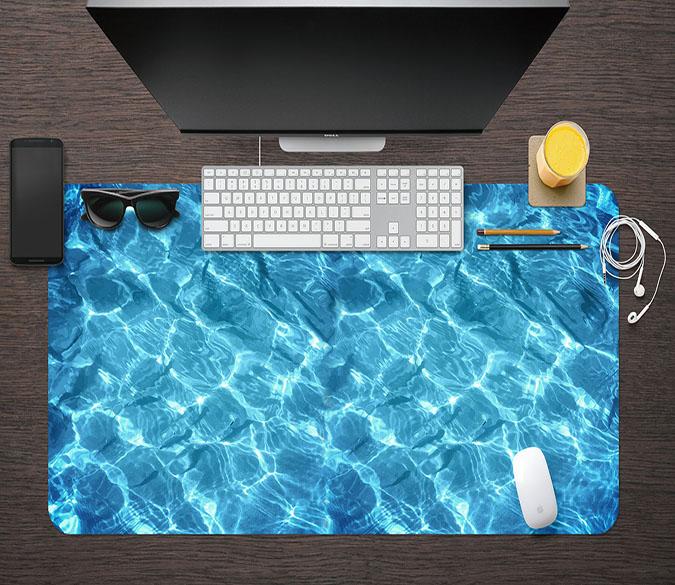 3D Water Pattern 054 Desk Mat Mat AJ Creativity Home 