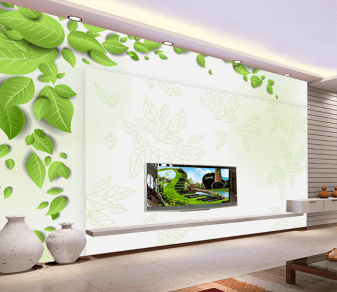 3D Leaf Line 170 Wallpaper AJ Wallpaper 