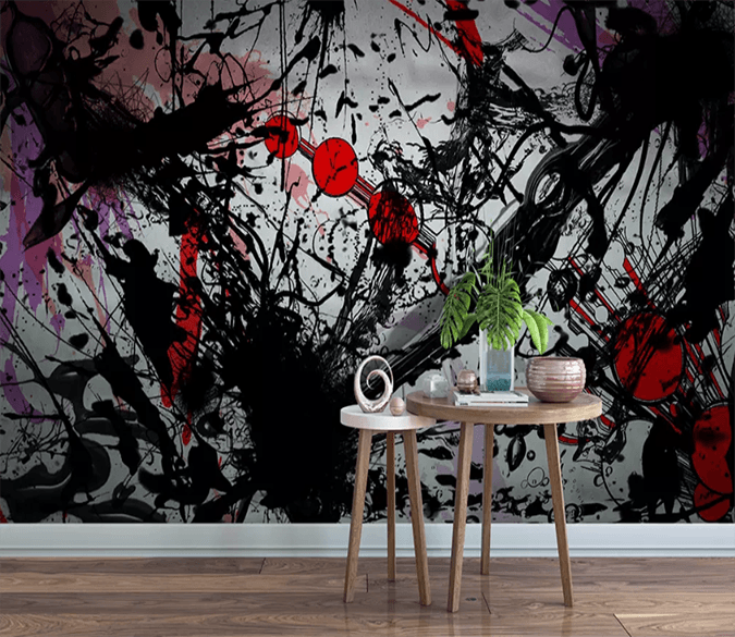 3D Abstract Sprinkling Ink 1229 Wallpaper AJ Wallpaper 2 