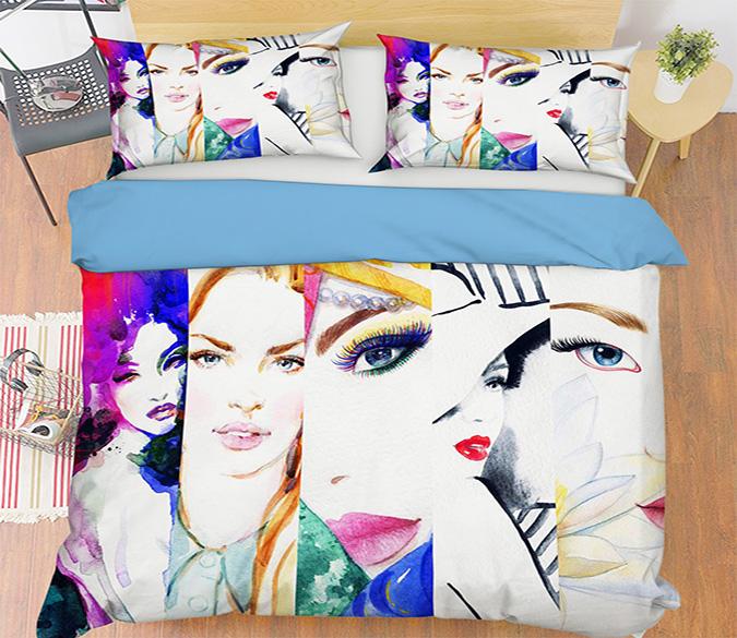 3D Sexy Lips 099 Bed Pillowcases Quilt Wallpaper AJ Wallpaper 