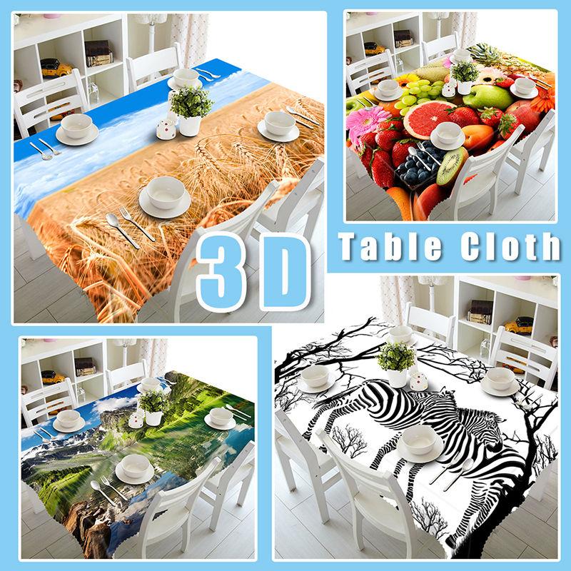 3D Leopard 866 Tablecloths Wallpaper AJ Wallpaper 