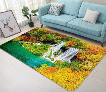 3D Lake Woods 434 Non Slip Rug Mat Mat AJ Creativity Home 