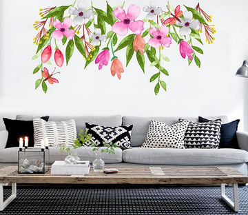 3D Vine Flower Bud 191 Wall Stickers Wallpaper AJ Wallpaper 